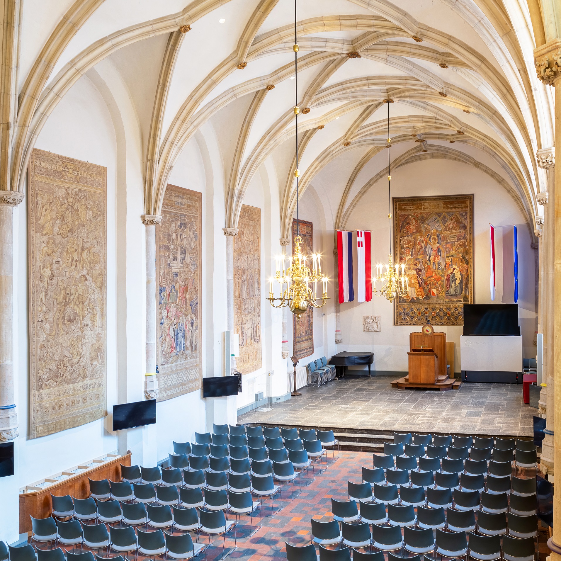 aula van de Universiteit Utrecht in het Academiegebouw