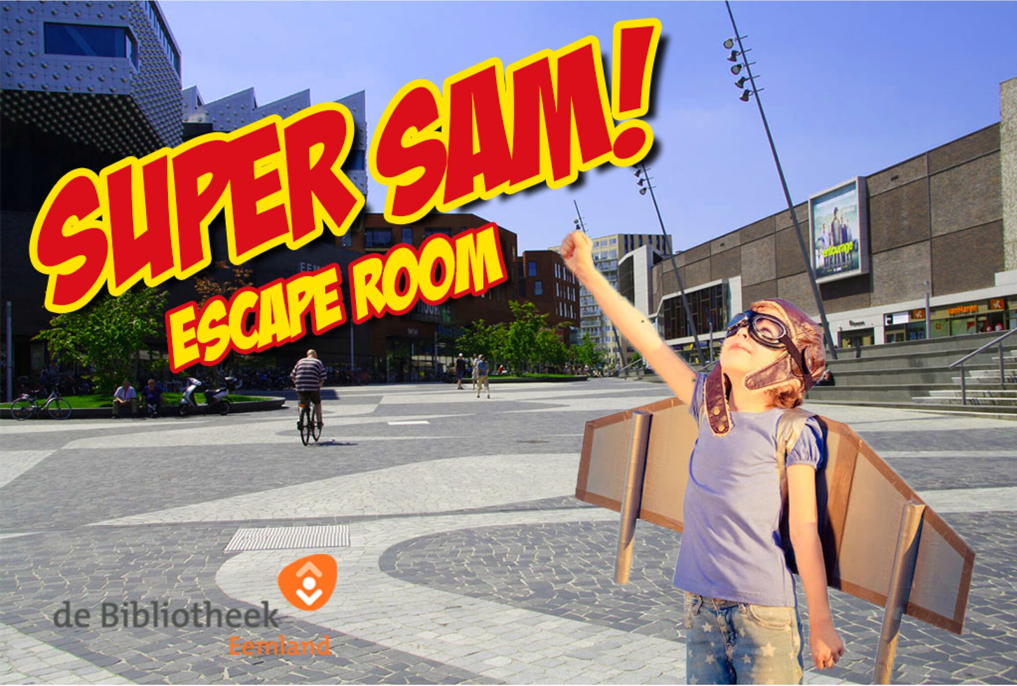 campagnebeeld Super Sam Escape Room